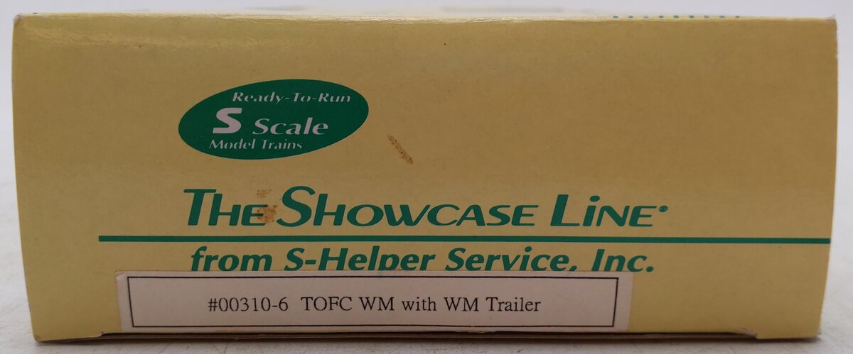 S-Helper 00310-6 "S" Scale TOFC Western Maryland Flatcar with Trailer EX/Box