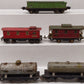 Lionel Prewar O Tinplate Assorted Freight Cars 804, 1680, 807, 1682, 2812 [5]