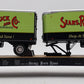 MTH 20-95407 O Gauge Nickel Plate Road Flatcar w/2 PUP Trailers #3331 LN/Box