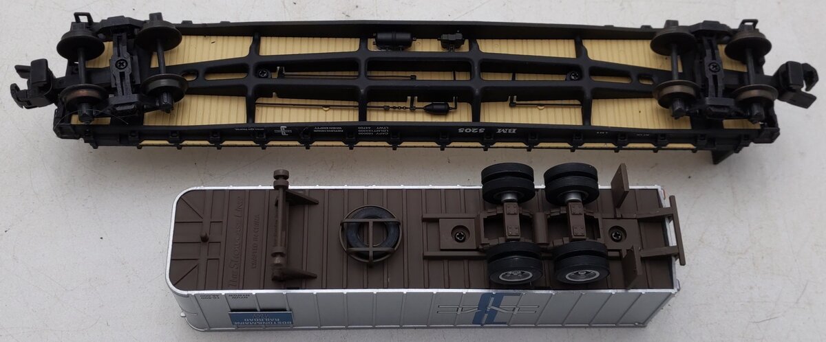 S-Helper 00262-8 S Scale B&M TOFC w/ B&M Trailer #5205 EX/Box
