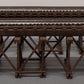 Wooden Trestle Bridge W/ Track [2] VG