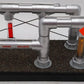 The Bubble Station O Gauge "Pipelines" Explosive Pipe Layout Structure VG