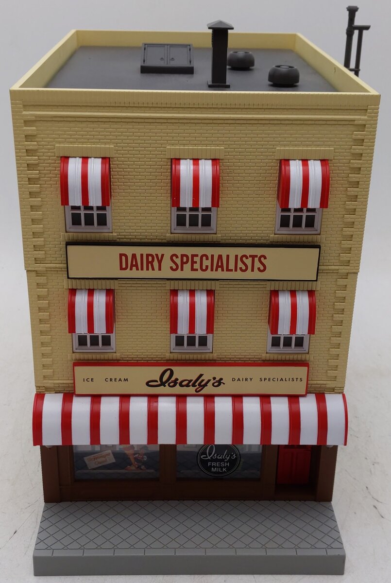 MTH 30-90328 Isaly’s Ice Cream 3-Story Building w/Fire Escape EX