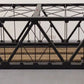 O Gauge Black Metal Trestle Bridge w/Lights VG