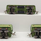 Lionel 607S Vintage O Prewar Two Tone Green Passenger Car Set: 607 607 608 VG