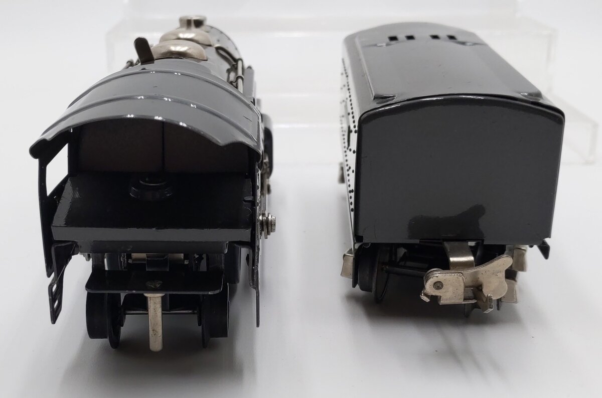 Lionel 259E Vintage O Gray 2-4-2 Streamlined Steam Locomotive & Tender