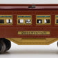 Lionel 614 Vintage O Gauge Custom Terracotta Observation Car
