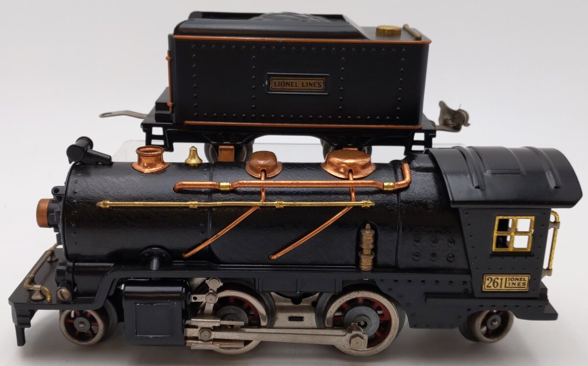 Lionel 261 Vintage O Gauge Prewar Steam Locomotive & Tender