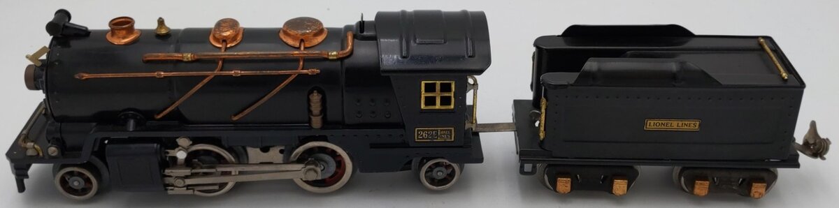 Lionel 262E Vintage O 2-4-2 Steam Locomotive w/Tender