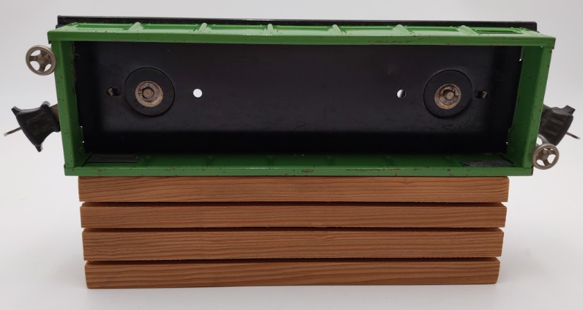 Lionel 812 Vintage O Prewar Green Tinplate Gondola