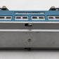 Lionel 601 Vintage O Prewar Blue Tinplate Pullman Observation Passenger Car VG