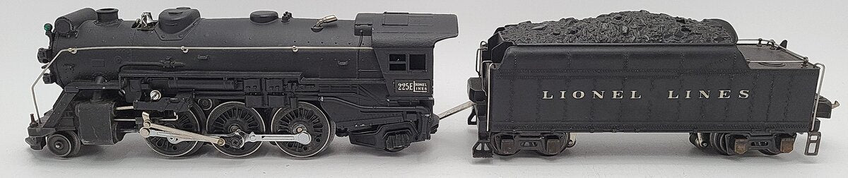 Lionel 225E Vintage O 2-6-2 Diecast Steam Locomotive w/ 2235W Tender -Repainted
