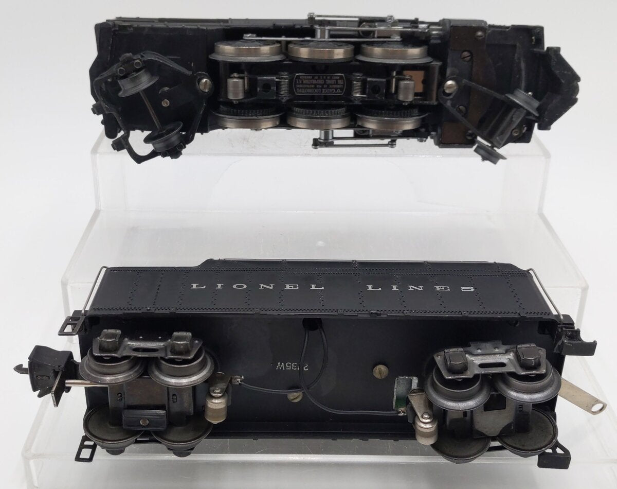 Lionel 225E Vintage O 2-6-2 Diecast Steam Locomotive w/ 2235W Tender
