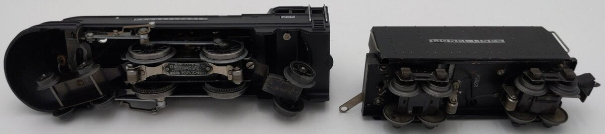 Lionel 238E Vintage O Pennsylvania Torpedo Streamlined Steam Loco w/265W Tender