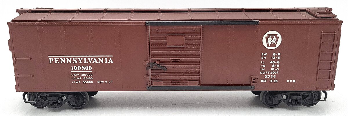 Lionel 714K O Scale Prewar Pennsylvania Boxcar Kit - Assembled (2 Rail)