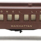 Lionel 2623 Vintage O Lionel Lines Manhattan Passenger Car