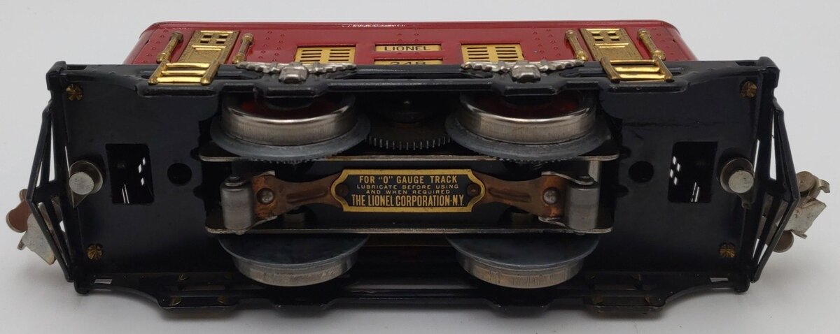 Lionel 248 Vintage O Prewar 0-4-0 Tinplate Powered Electric Locomotive VG
