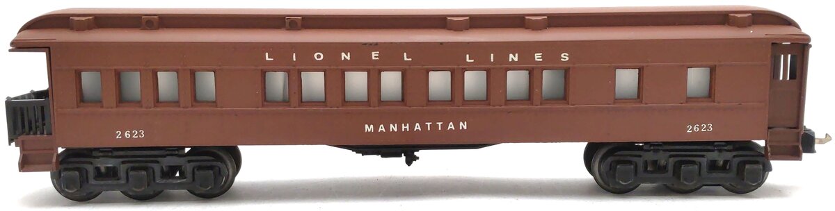 Lionel 2623 Vintage O Lionel Lines Manhattan Passenger Car - Custom Observation