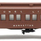 Lionel 2623 Vintage O Lionel Lines Manhattan Passenger Car - Custom Observation