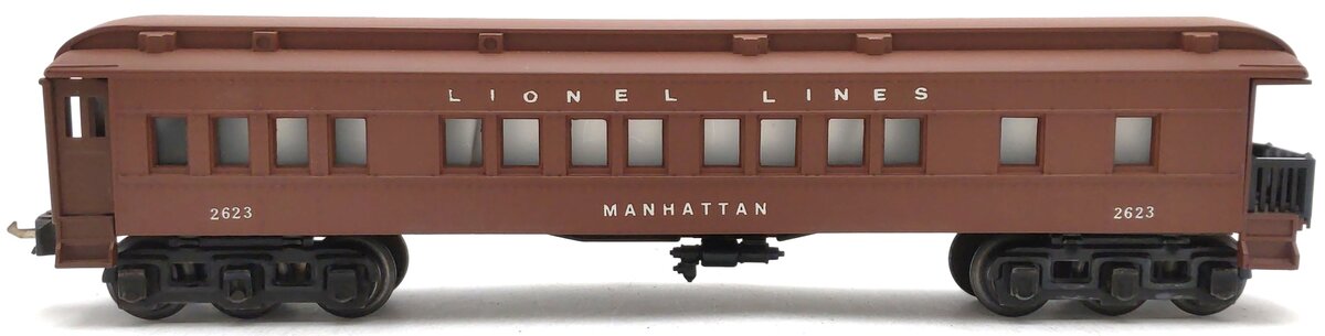 Lionel 2623 Vintage O Lionel Lines Manhattan Passenger Car - Custom Observation