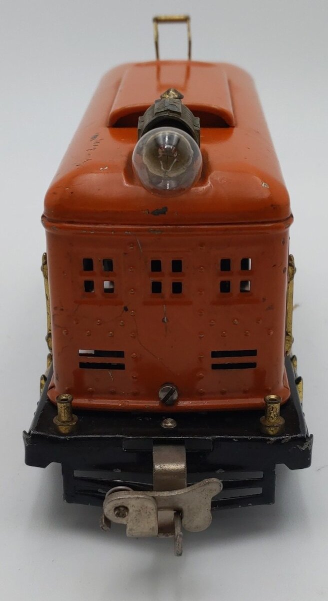Lionel 248 0-4-0 Tinplate  Powered Electric Locomotive (Orange /Peacock) VG