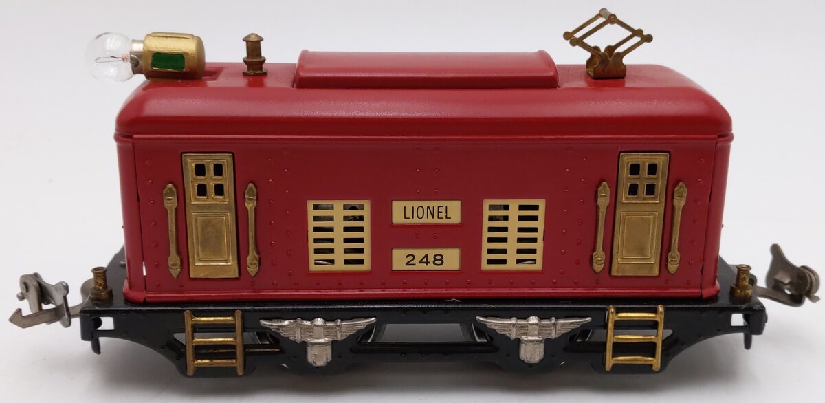 Lionel 248 Vintage O Prewar 0-4-0 Tinplate Powered Electric Locomotive