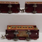 Lionel 529S Vintage O Prewar Terra Cotta Passenger Car Set: 529, 529, 530 (3)