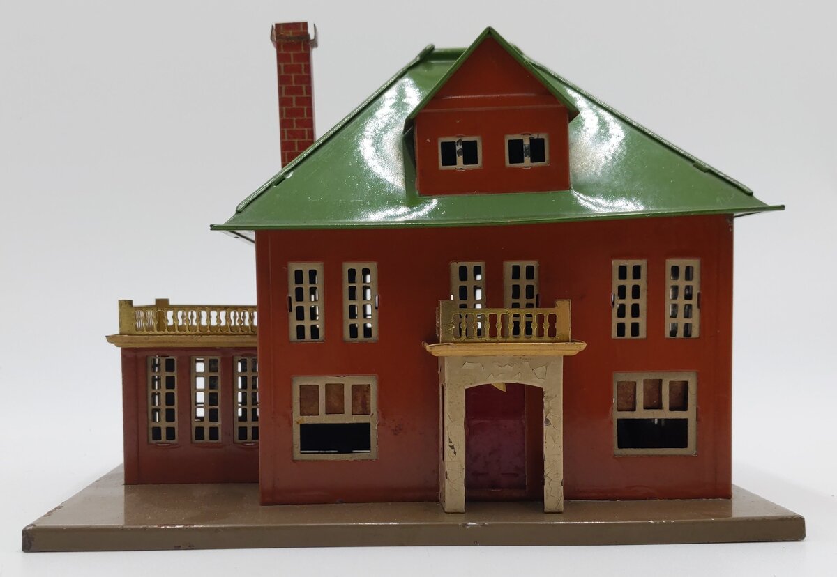 Lionel 191 O Prewar Custom Illuminated Tinplate Villa