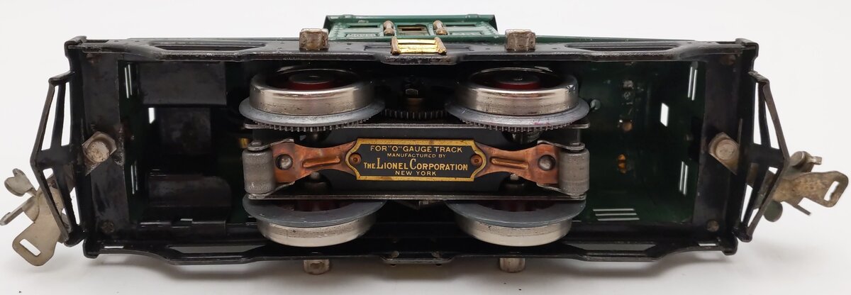 Lionel 252 Vintage O Prewar Peacock Tinplate Electric Locomotive VG