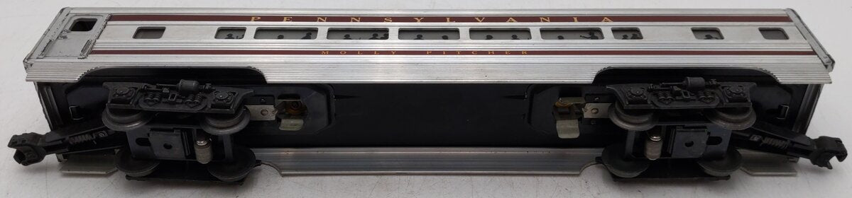 Lionel 2544 Vintage O Pennsylvania Molly Pitcher Aluminum Pullman Car VG