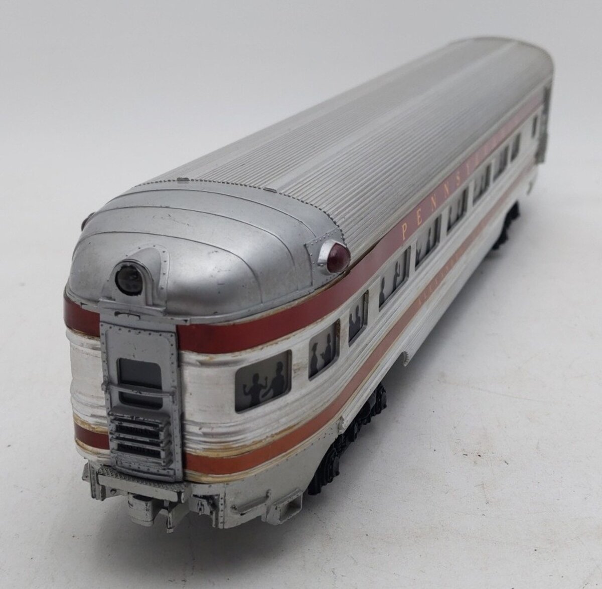Lionel 2541 Vintage O Pennsylvania Alexander Hamilton Aluminum Observation Car VG