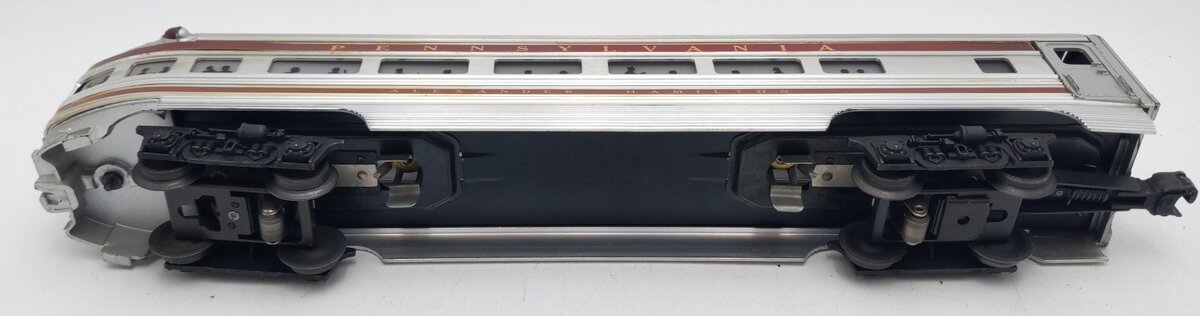 Lionel 2541 Vintage O Pennsylvania Alexander Hamilton Aluminum Observation Car VG