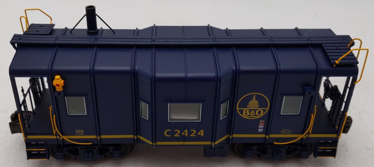 Lionel 6-27635 O Gauge Baltimore & Ohio I-12 Caboose #C2424 EX