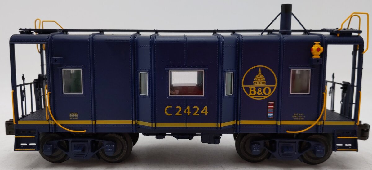 Lionel 6-27635 O Gauge Baltimore & Ohio I-12 Caboose #C2424 EX