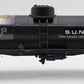Lionel 2855 Vintage O Gauge Postwar Sunoco Black Semi-Scale Tank Car VG
