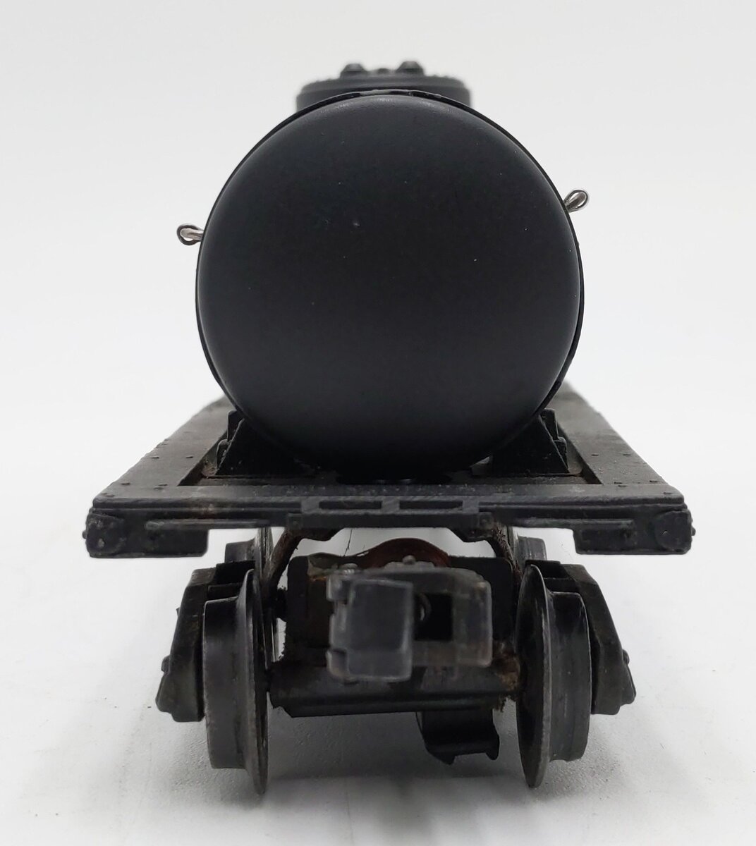 Lionel 2855 Vintage O Gauge Postwar Sunoco Black Semi-Scale Tank Car VG