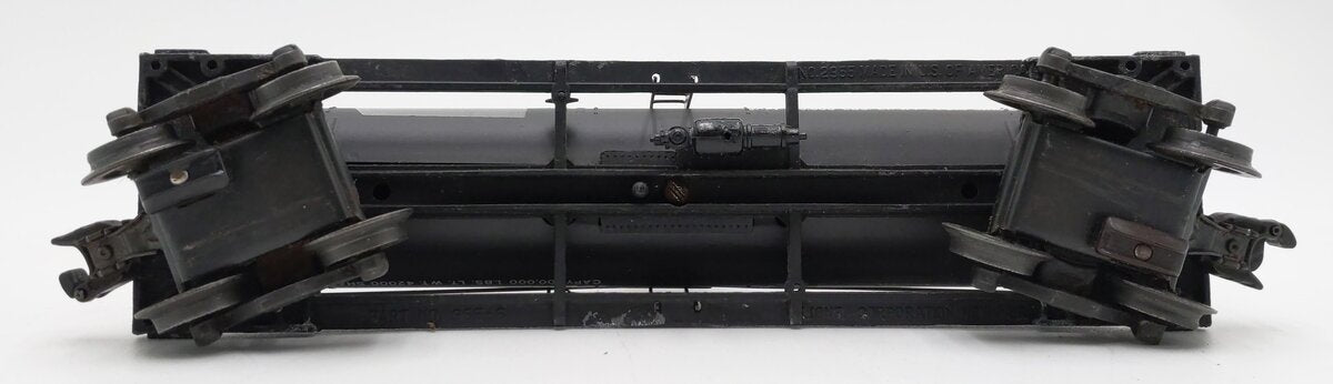 Lionel 2855 Vintage O Gauge Postwar Sunoco Black Semi-Scale Tank Car VG