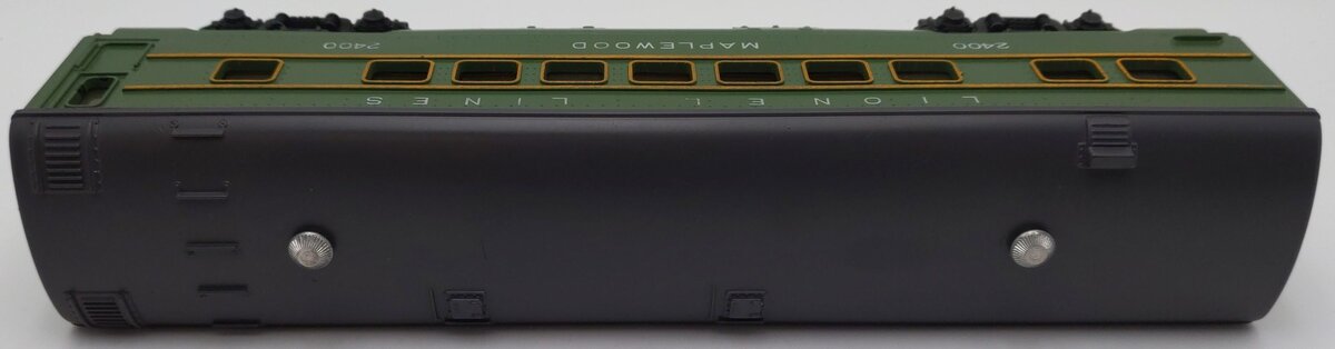 Lionel 2400 Vintage O Lionel Lines Green/Gray Maplewood Lighted Pullman Car VG