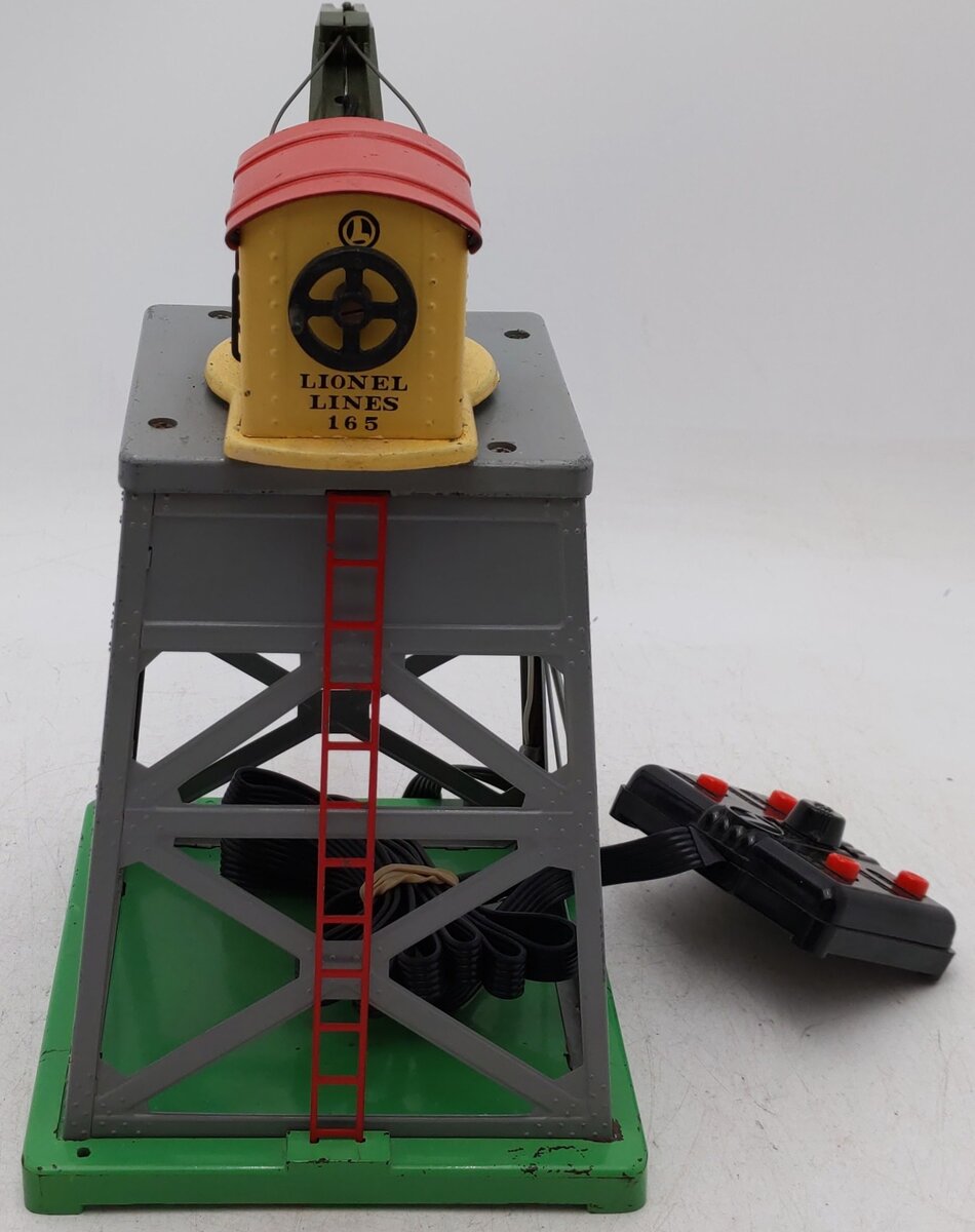 Lionel 165 Vintage O Operating Gantry Crane with Electromagnet EX