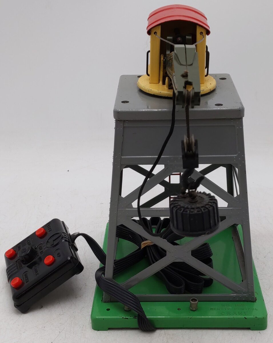 Lionel 165 Vintage O Operating Gantry Crane with Electromagnet EX