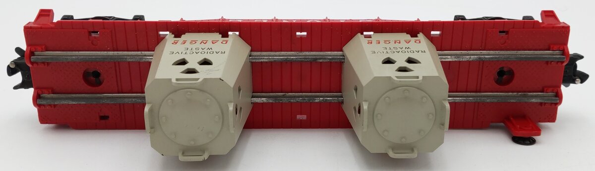 Lionel 6805 Vintage O Radioactive Atomic Disposal Flatcar VG