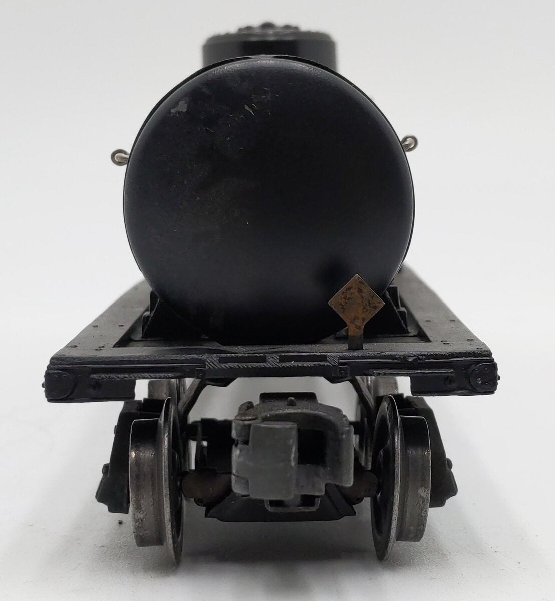 Lionel 2855 Vintage O Gauge Postwar Sunoco Black Semi-Scale Tank Car VG