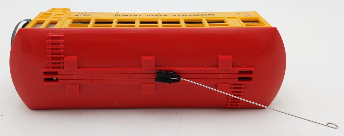 Lionel 60 Vintage O Gauge Postwar Lionelville Trolley with Black Lettering VG
