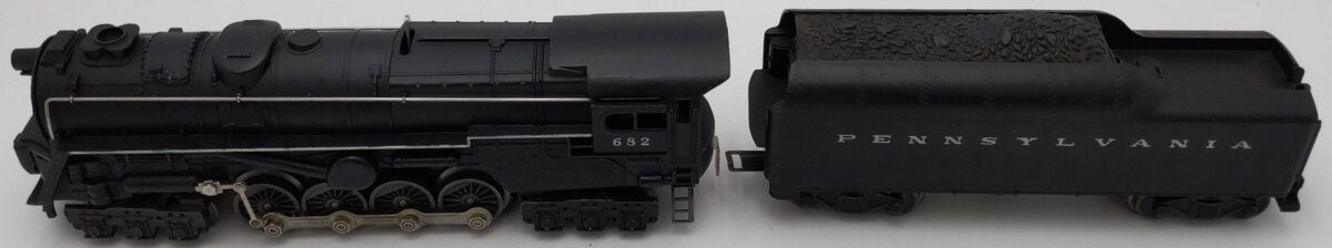 Lionel 682 Vintage O Postwar PRR 6-8-6 Steam Locomotive w/2046W-50 Tender VG