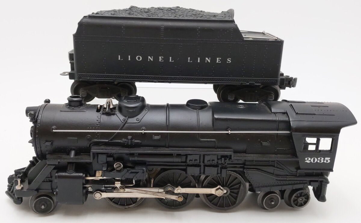 Lionel 2035 Vintage O 2-6-4 Diecast Postwar Steam Locomotive w/ 6466WX Tender
