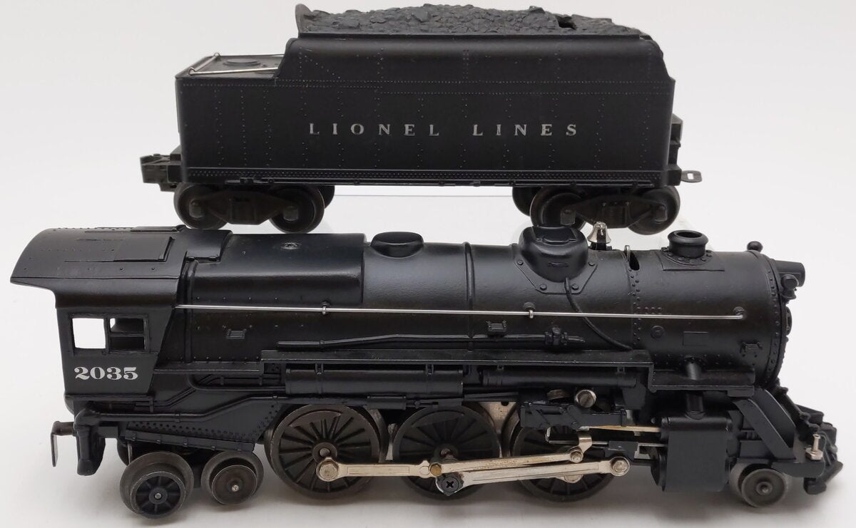 Lionel 2035 Vintage O 2-6-4 Diecast Postwar Steam Locomotive w/ 6466WX Tender