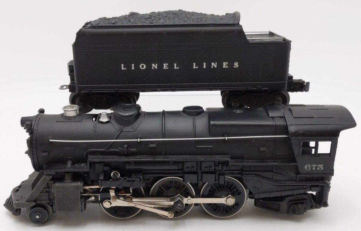 Lionel 675 Vintage O 2-6-2 K-4 Pacific Diecast Steam Locomotive & 2466WX Tender