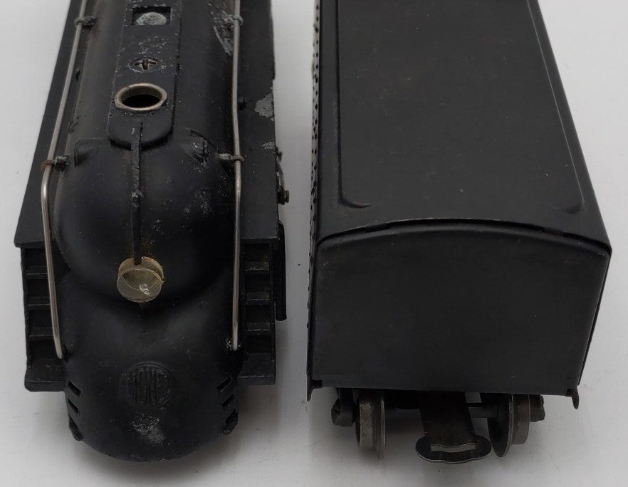 Lionel 221 Vintage O NYC Dreyfuss Black 2-6-4 Steam Locomotive & 221-T Tender