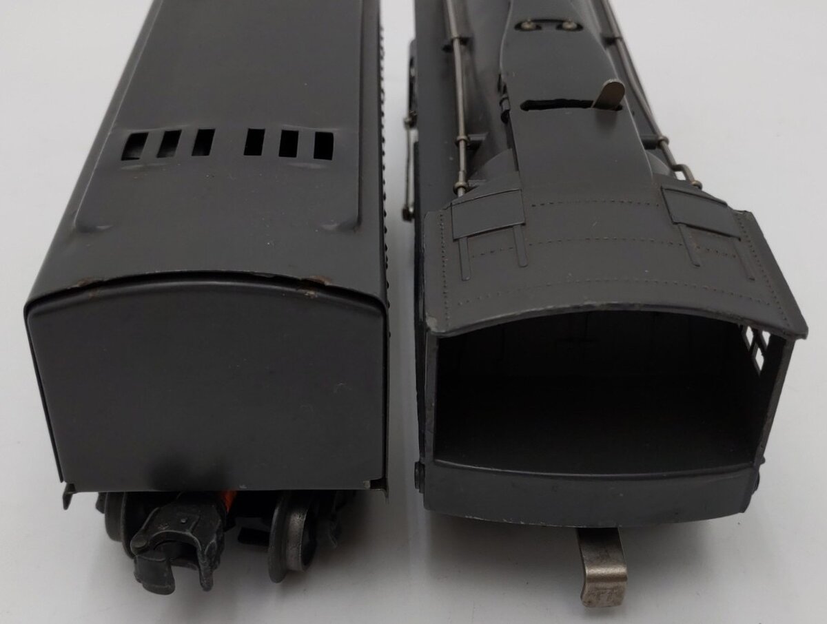 Lionel 221 O New York Central 2-6-4 Steam Loco & Tender w/ Aluminum Wheels -Rare VG