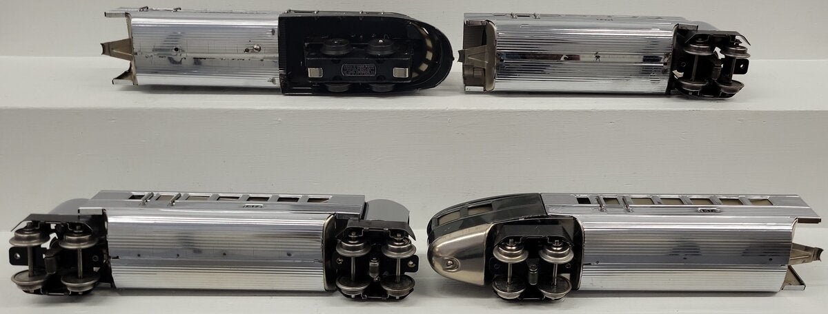 Lionel 616W Vintage O Prewar Flying Yankee Powered Streamliner (Set of 4)
